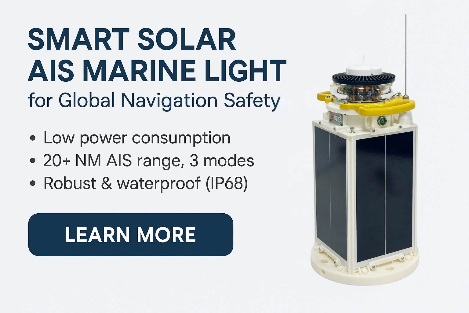 Solar Powered Nav Lights Marine Lantern With AIS AtoN For Fixed ...