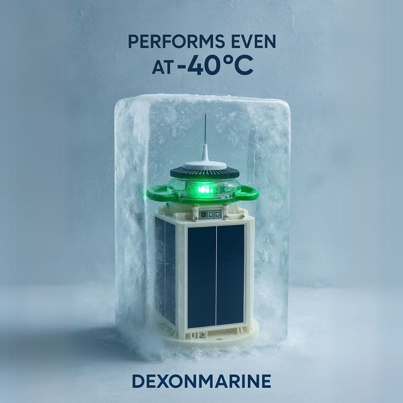 AIS AtoN-compatible solar navigation light – waterproof and off-grid for buoys and beacons