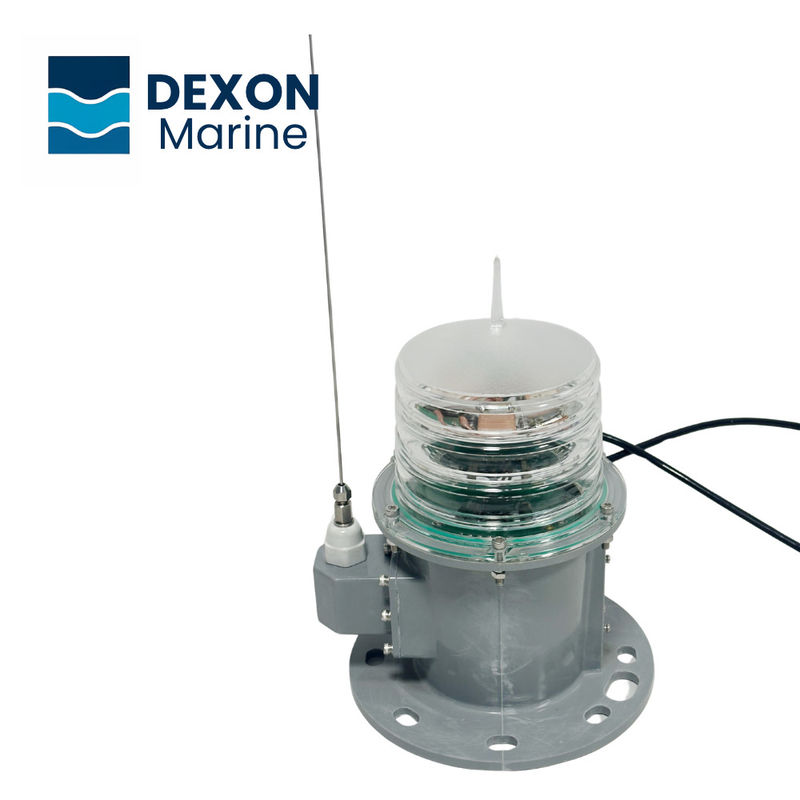20NM Range IP68 Shore Based LED Navigation Lantern Light With Real AIS Aton System