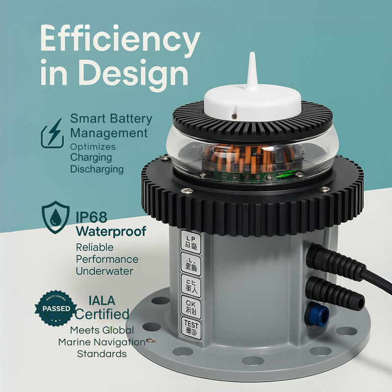 High Power LED Navigation Light for Boat— Weatherproof Marine Lantern – AIS External Port, -35°C to +65°C Operation