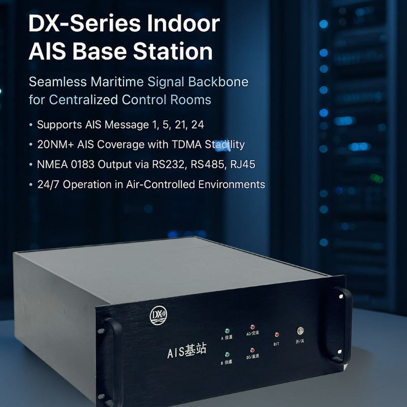 All In One Indoor AIS Base Station Coastal AIS Receiver Port AIS Monitoring System