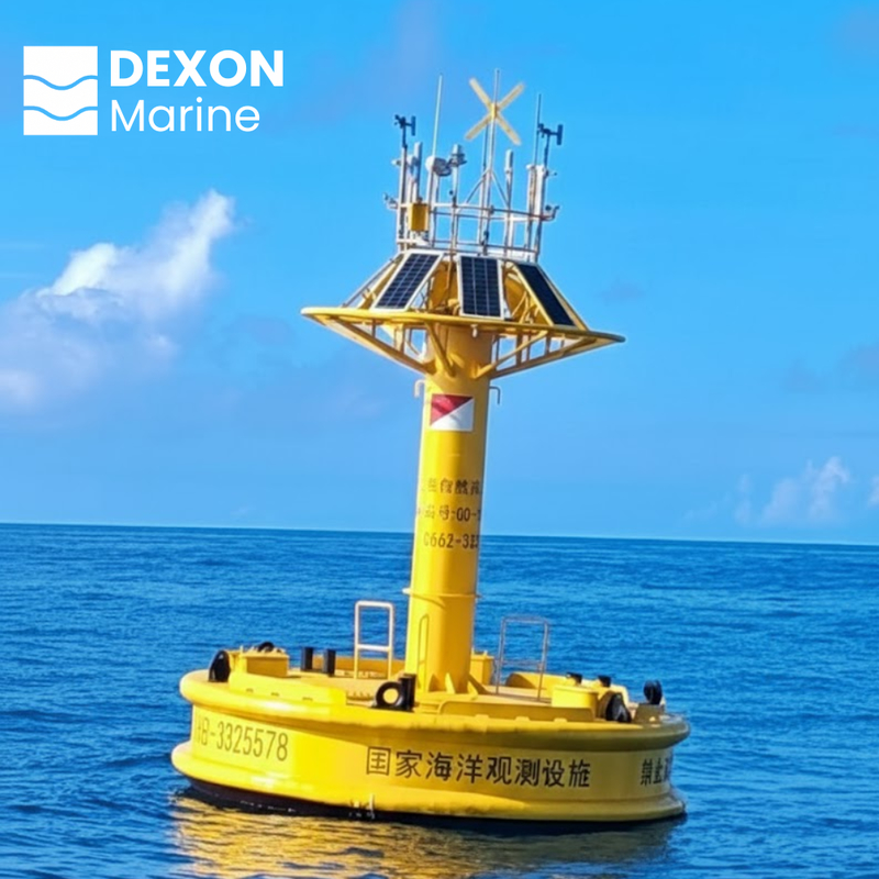 Smart Intelligent Buoy 3-meter smart buoy combining navigation safety and real-time ocean monitoring Integrated Navigation and Ocean Monitoring System for Real-Time Maritime Data