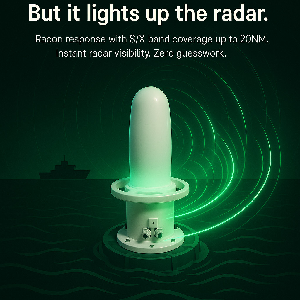 IP68 Waterproof Marine Radar Beacon Dual Band Compatible For Navigation ...