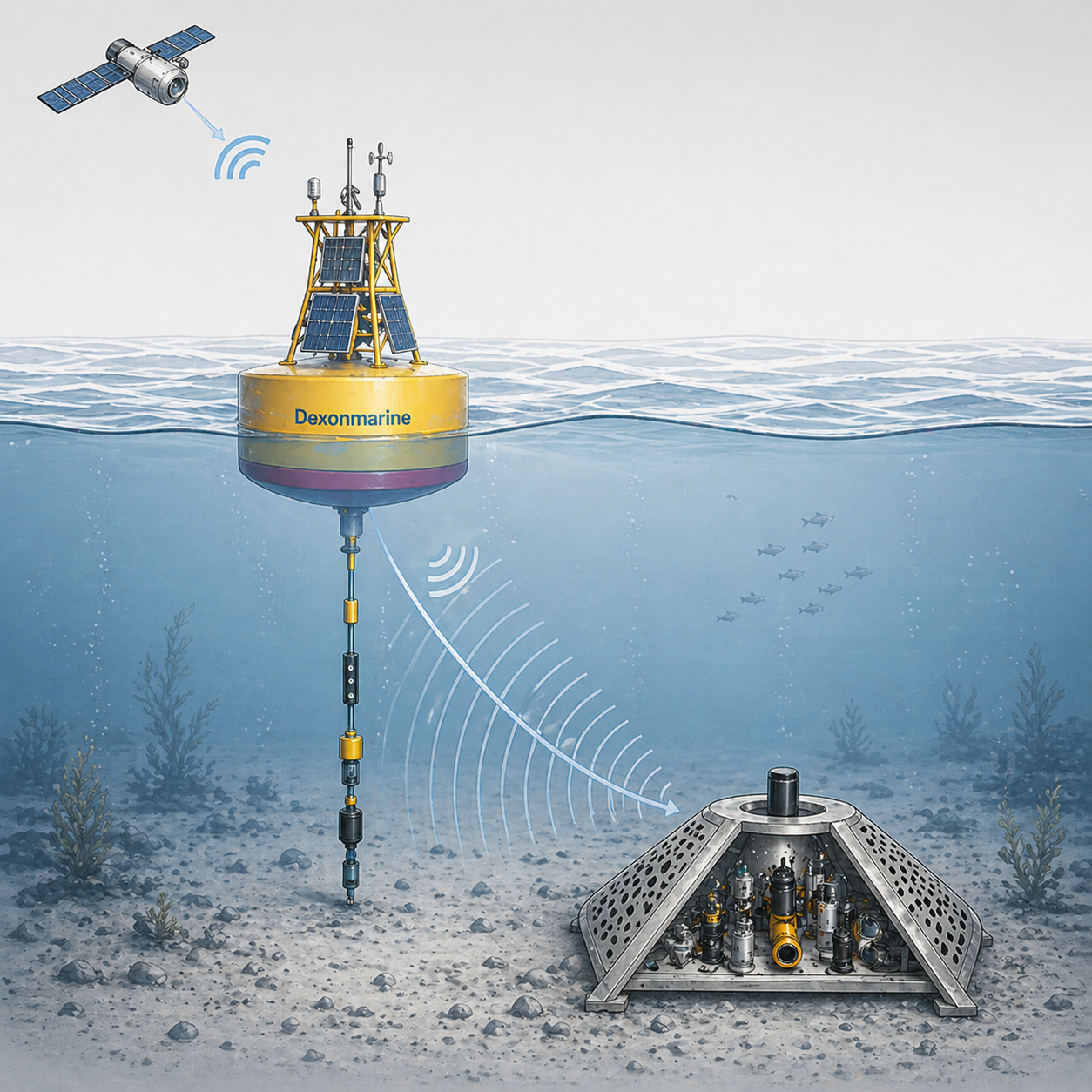 Real-Time Seabed Monitoring System for Marine Environmental Data Collection