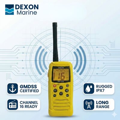 Portable GMDSS Survival Craft VHF Radiotelephone Emergency Marine Communication Device